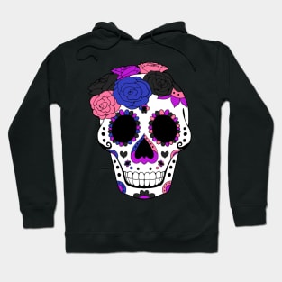 Genderfluid Pride - SugarSkull Dia De Los Muertos Hoodie